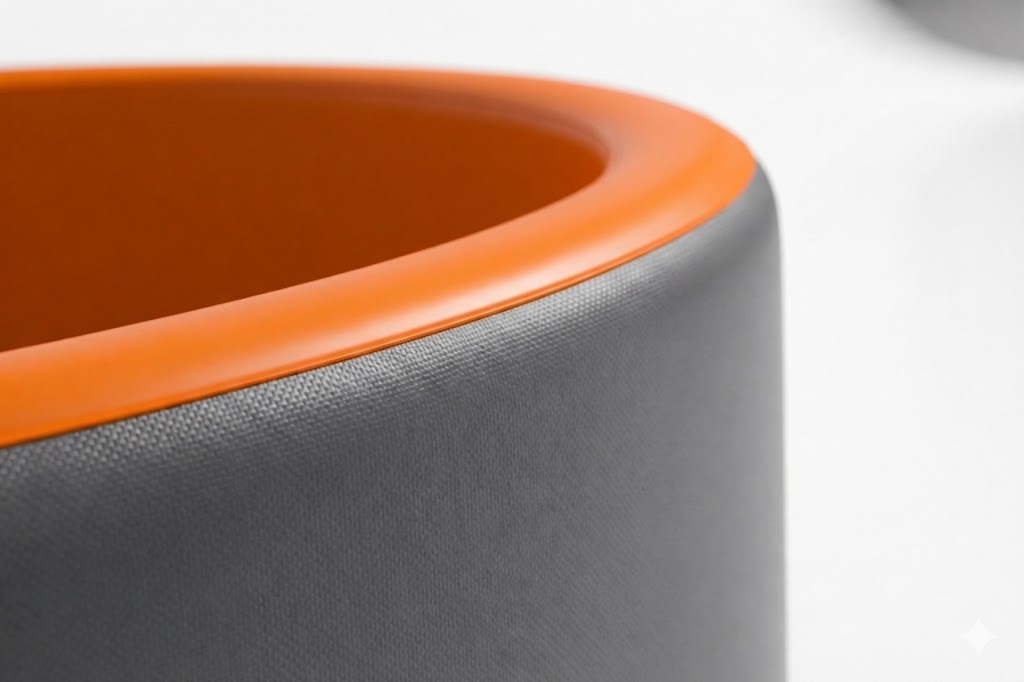 Ventelli High Pressure Drop Stitch Swimmingpool - 300 x 120 cm - Grey-Orange