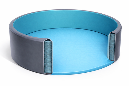 Ventelli High Pressure Drop Stitch Swimmingpool - 300 x  120 cm -  Inclusief handpomp - Grey-Blue