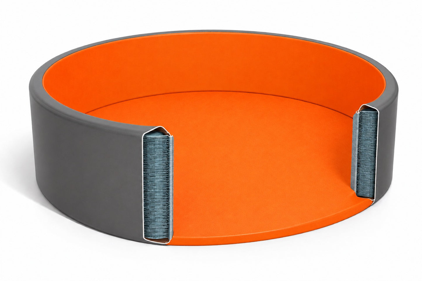 Ventelli High Pressure Drop Stitch Swimmingpool - 300 x 120 cm - Grey-Orange