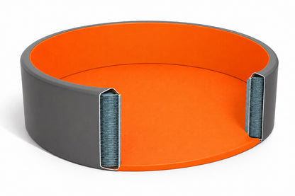 Ventelli High Pressure Drop Stitch Swimmingpool - 300 x 120 cm - Grey-Orange