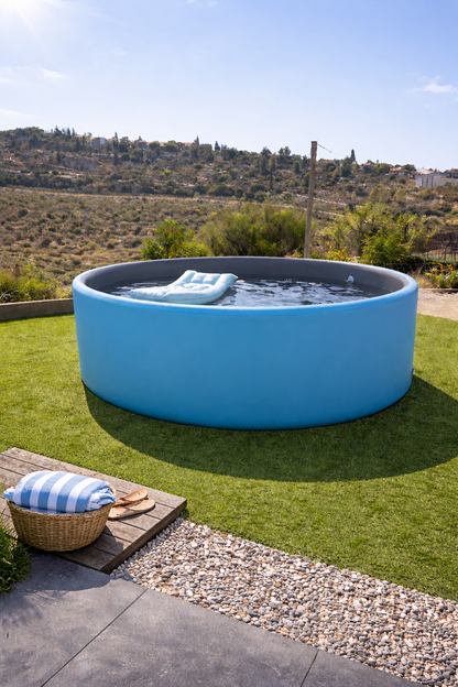 Ventelli High Pressure Drop Stitch Swimmingpool - 300 x 120 cm - Blue-Grey
