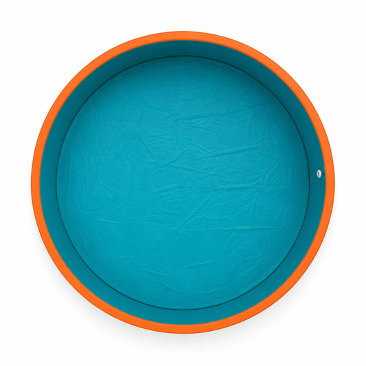 Ventelli High Pressure Drop Stitch Swimmingpool - 300 x 120 cm - Orange-Blue