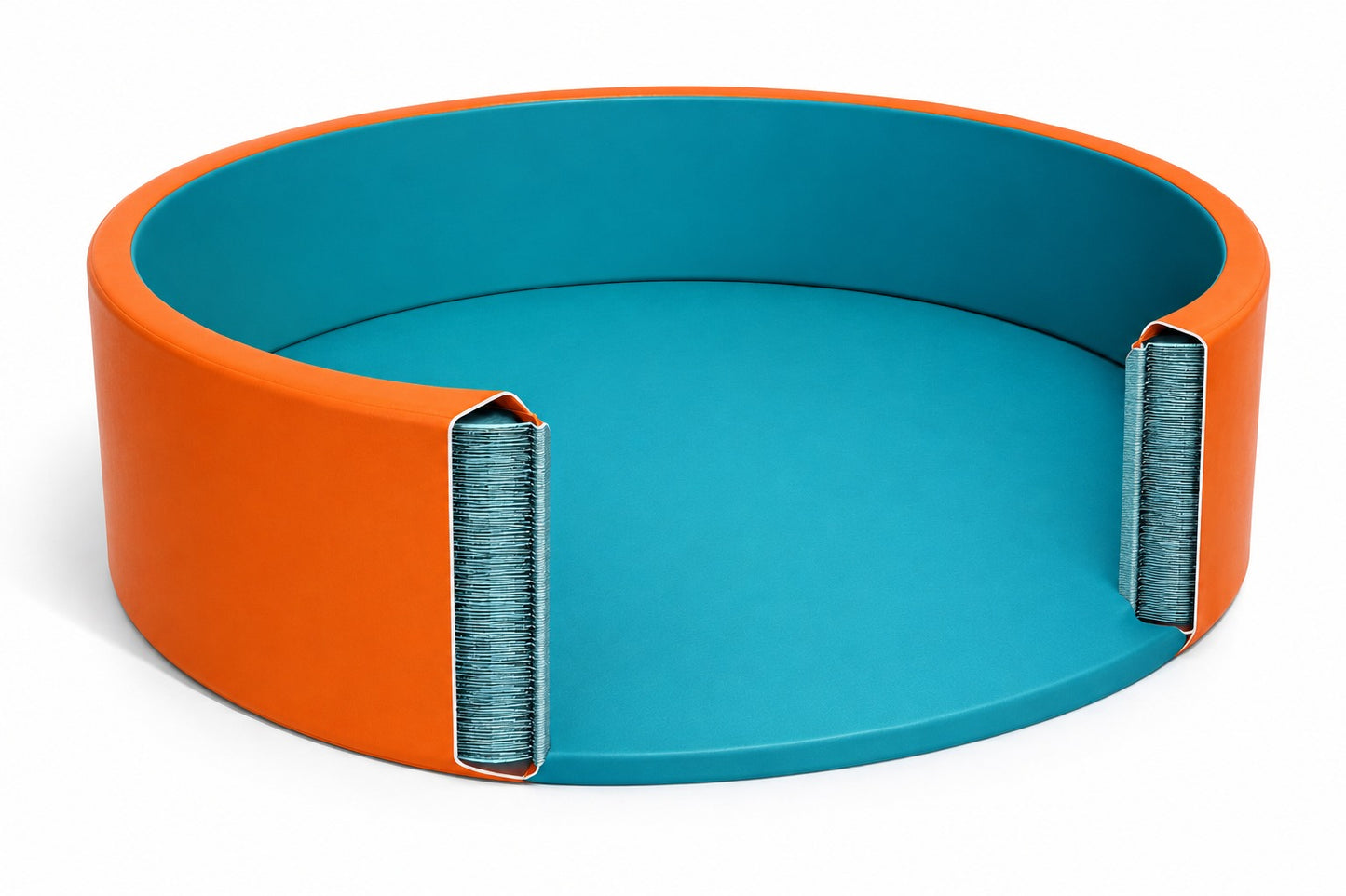 Ventelli High Pressure Drop Stitch Swimmingpool - 300 x 120 cm - Orange-Blue