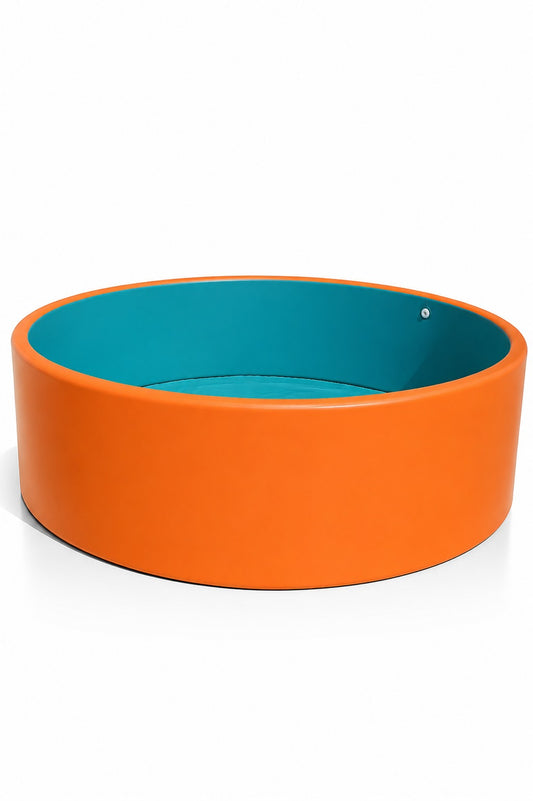 Ventelli High Pressure Drop Stitch Swimmingpool - 300 x 120 cm - Orange-Blue